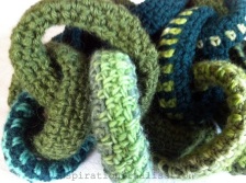 chain link crochet scarf