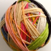 yarn leftovers ball 2 by elisabeth andrée
