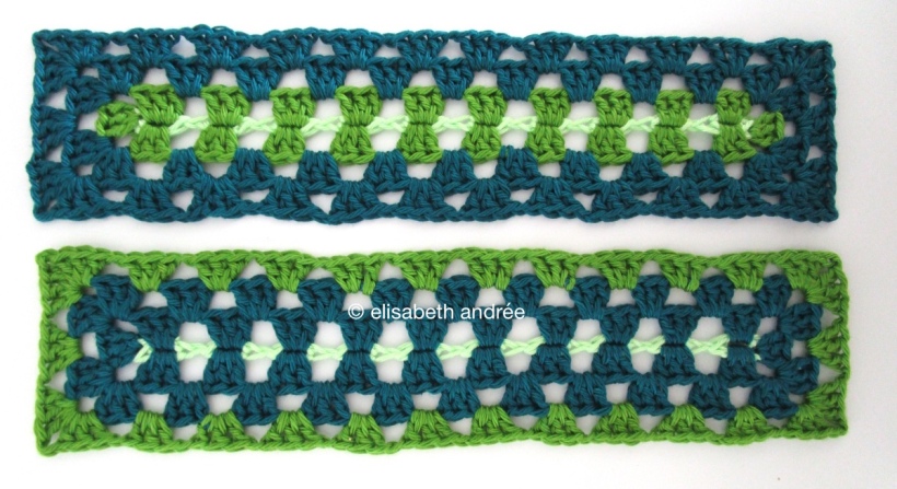 rectangular crochet squares by elisabeth andrée